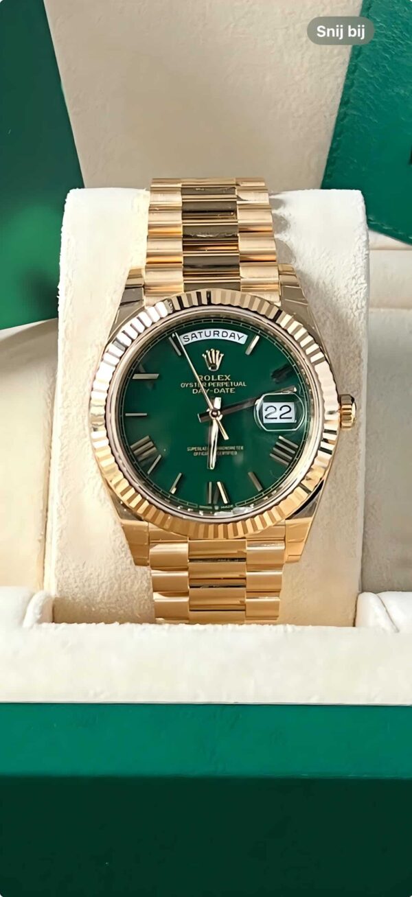 Rolex Day-Date 40 mm – Ref. 228238 – Groen
