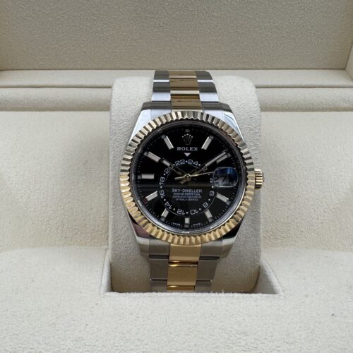 Rolex Sky-Dweller 326933 Black Dial 2019 Like New Full Set