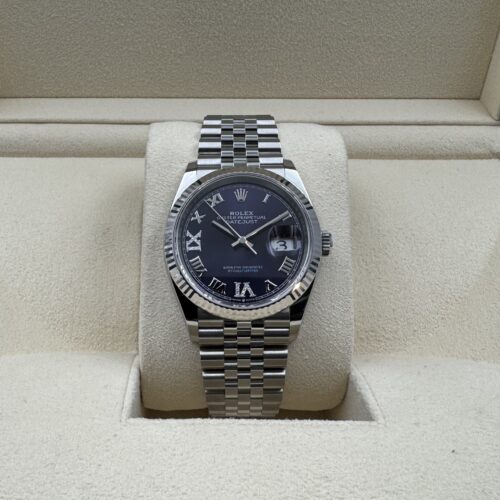 Rolex Datejust 36 126234 Purple VI Diamond Dial Jubilee 2024 Like New Full Set ~