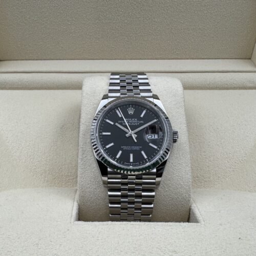 Rolex Datejust 36 126234 Black Dial Jubilee 2025 New Unworn Full Set