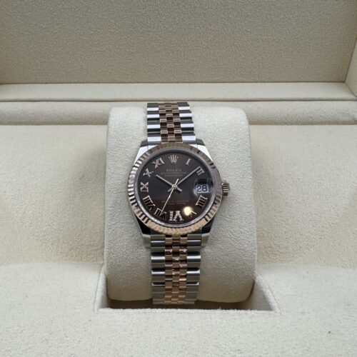 Rolex Datejust 31 278271 Choco VI Diamond Dial 2025 New Unworn Full Set