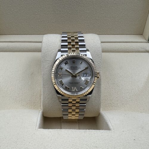 Rolex Datejust 36 126233 Silver Diamond VI Dial Jubilee 2025 New Unworn