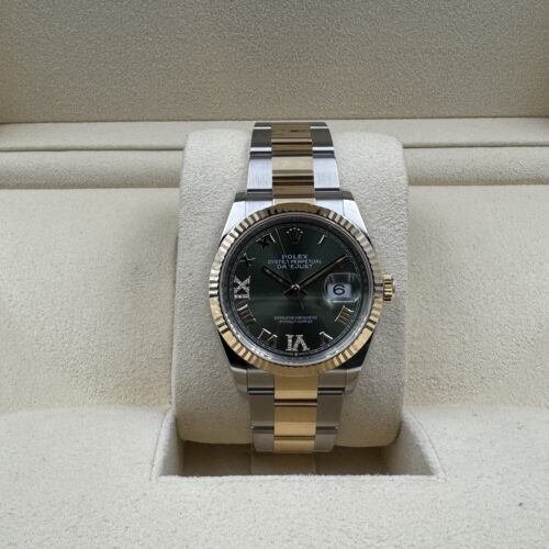 Rolex Datejust 36 126233 Green VI Diamond Dial Oyster 2025 New Full Set