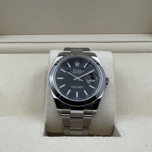 Rolex Datejust 41 126300 Black Dial Oyster 2024 Like New Full Set