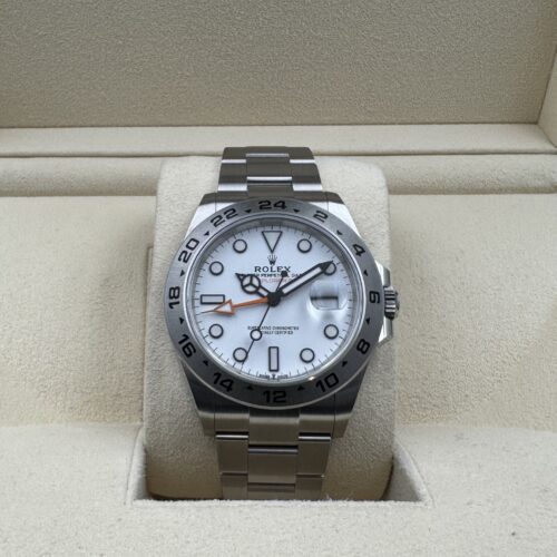 Rolex Explorer II 226570 White Dial 2023 Like New Full Set
