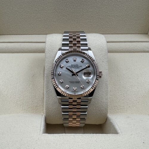 Rolex Datejust 36 126231 Mother Of Pearl Diamond Dial 2025 New Unworn Full Set