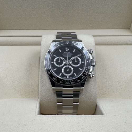 Rolex Daytona 126500LN Black Dial 2024 Like New Full Set