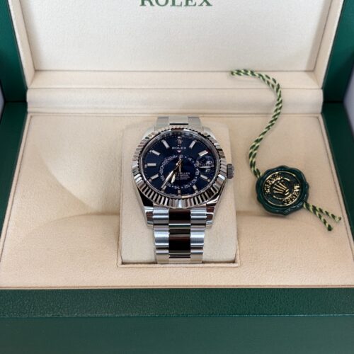 Rolex Sky-Dweller 326934 Blue Dial Oyster 2024 Like New Full Set