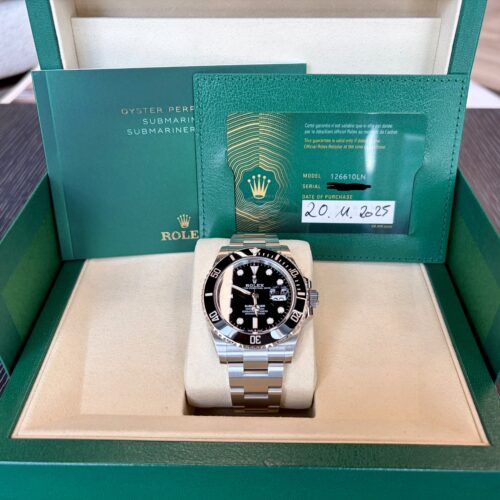 Rolex Submariner Date 126610LN 11/2025 Like New Full Set With Original Invoice