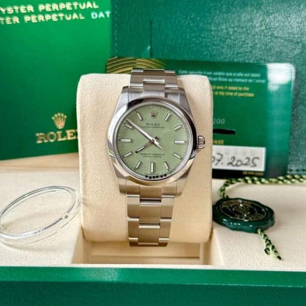 Rolex Rolex Oyster Perpetual 34 Pistachio Dial 124200 34mm 2025
